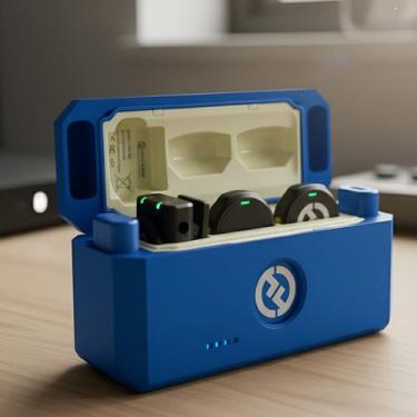Imagem de Capa Anti Impacto Para Case Microfone Lark M2 Hollyland - Next3D, Azul
