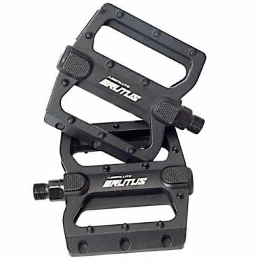 Imagem de Pedal Brutus Plataforma Flat BMX / MTB / DH / Enduro 9/16 Bike Alumíni