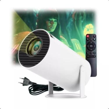 Imagem de Projetor Portátil Bivolt Luz LED Hy300 Wifi HD 200ansi Android 11.0 Sm