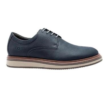 Imagem de Sapato democrata durant couro casual ref 596101 masculino, Azul, 42