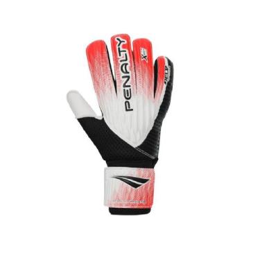 Imagem de Luva Goleiro Penalty Delta Training Xxiii Cor Branco/ Vermelho/preto T
