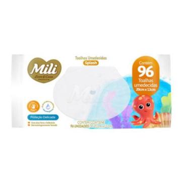 Imagem de Lenço Umedecido LoveCare Splash Mili c/ 96 unidades