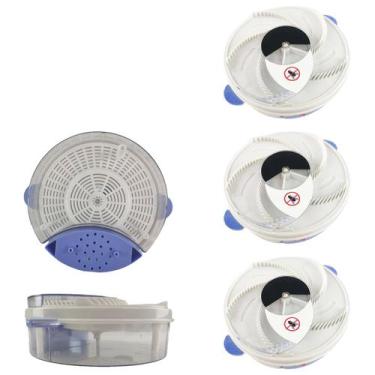Imagem de Captura Moscas Kit 3 Uni Pega Prende Inseto Varejeira Mosquito Pernilo
