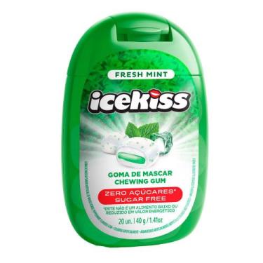 Imagem de Goma de Mascar IceKiss Fresh Mint Zero Açúcares 40g