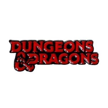 Imagem de Broche D&ampD Dnd - RPG - CN, Cinza