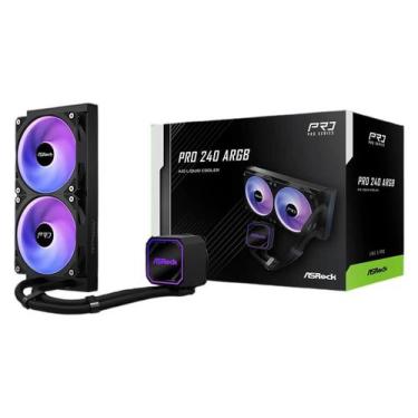 Imagem de Water Cooler ASROCK PRO 240 ARGB Preto 240MM