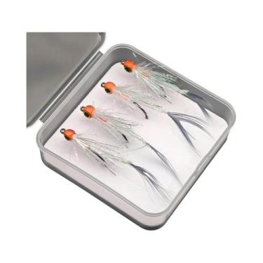 Imagem de ANFS Pacote com 4 Moscas de Isca - Moscas Streamer para Pesca em Água 