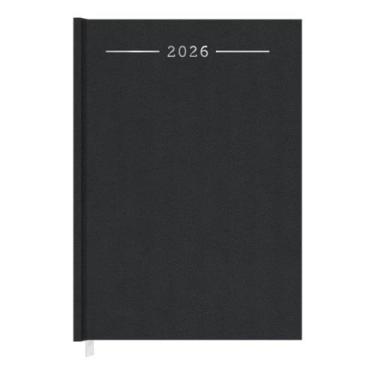 Imagem de Agenda 2026 Redoma Costurada Diária London Preta
