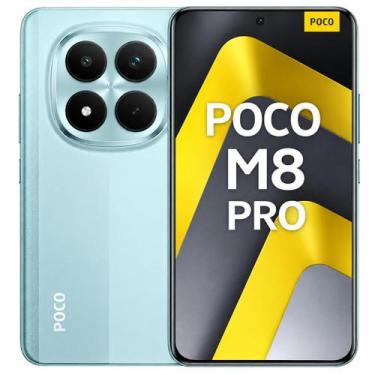 Imagem de Smartphone Celular Xiaomi POCO M8 Pro, 256GB, 8GB RAM, 5G, NFC, Tela A
