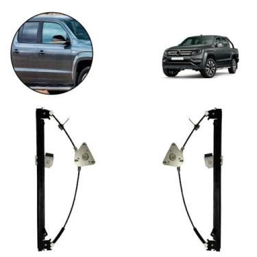 Imagem de Par Maquina Vidro Dianteira Eletrica S/Motor Amarok 10 a 26 - Zinni E 