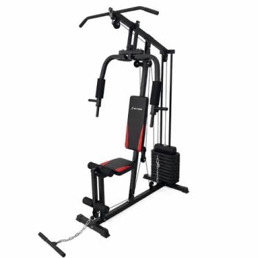 Imagem de Estação de Musculação Multifuncional 45kg Mile Fitness