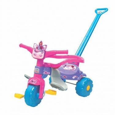 Imagem de Triciclo Motoca Infantil Tico Tico Unicornio Com Luz 2570 - Magic Toys