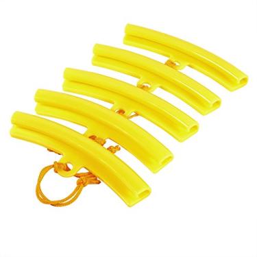Imagem de Keenso 5 peças de protetores de aro de pneu de carro, protetor de borda de aro de roda de motocicleta ferramentas de troca de pneu protetor de aro de pneu para protetores de borda de carro (amarelo)