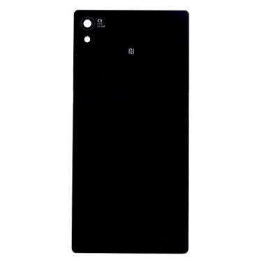 Imagem de LIYONG Peças sobressalentes de reposição nova capa traseira de material de vidro para Sony Xperia Z4 (preto) peças de reparo (cor preta)