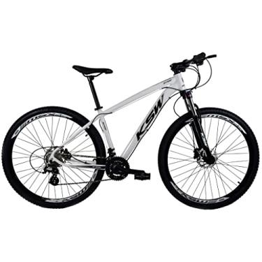 Imagem de Bicicleta Aro 29 KSW 24v Freio Hidraulico Câmbios Shimano Altus Suspensão C/Trava - Branco 19