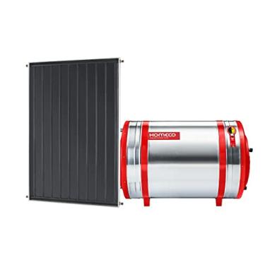 Imagem de Aquecedor Solar 200 L Inox 316 baixa pressão desnível + 1 Coletor de 1,5m² AB Komeco