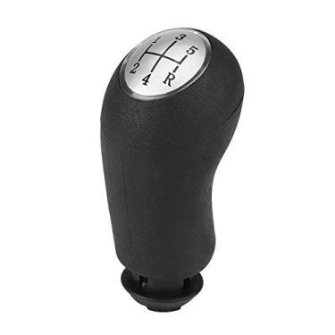 Imagem de Qiilu Manual Shifter Knob, 5 Speed Gear Shift Knob Gear Shifting Stick Handle for Renault Clio III Megane II Scenic II