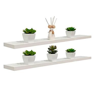 Imagem de Kit 2 Prateleiras 75 X 15cm Branco Espessura 25mm