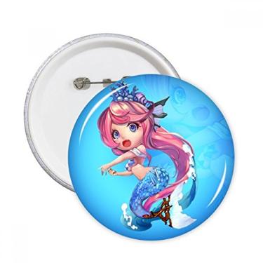 Imagem de Desenho animado Jogo Engraçado Corps Personagem Alfinetes Redondo Emblema Botão Decoração Roupas Presente 5 peças