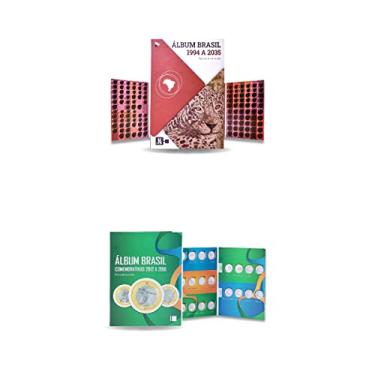 Imagem de álbum de moedas para colecionar plano real 1994 a 2035 + olimpíadas rio 2016