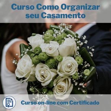 Imagem de Curso Online em videoaula Como Organizar seu Casamento com Certificado + 2 brindes