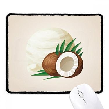 Imagem de Mousepad de picolés de coco com borda costurada para jogos