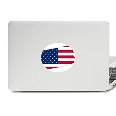 Imagem de Adesivo de vinil com emblema da bandeira de estrelas da Pensilvânia com mapa dos Estados Unidos