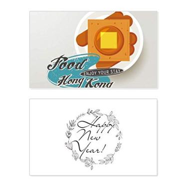 Imagem de Cartão de felicitações Hong Kong French Toast China Ano Novo Festival Bless Message Present