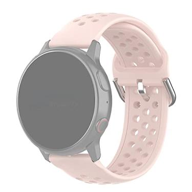 Imagem de Pulseira 20mm Sport Moderna compatível com Galaxy Watch Active 1 e 2 - Galaxy Watch 3 41mm - Galaxy Watch 42mm - Amazfit GTR 42mm - Amazfit Bip/GTS - Marca LTIMPORTS (Rosa)