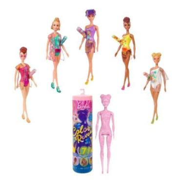 Imagem de Boneca Barbie Surpresa  Color Reveal Areia Sol Mattel