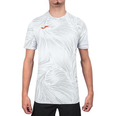 Imagem de Camiseta Joma Challenge Branca e Cinza-ggg