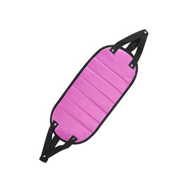 Imagem de Apoio para Os Pés Suspenso, Rede Portátil Respirável e Macia para Pés, Design Ergonômico, Durável para Casa (Rosa vermelha)