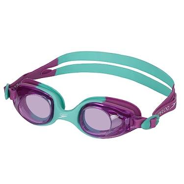 Imagem de Óculos de Natação Infantil, Speedo, Junior Olympic, SoftFrame Antifog e Proteção UV, Vedação P - Acqua Lilas