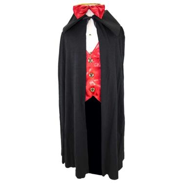 Fantasia de Halloween Infantil Masculino Vampiro Conde Drácula no