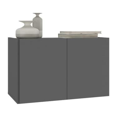 Imagem de Aparador Buffet Suspenso 2 Portas Multimóveis Mp8000 Grafite