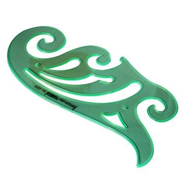 Imagem de Régua curva francesa de desenho de desenho conjunto verde claro 4 em 1, (Bettomshin)