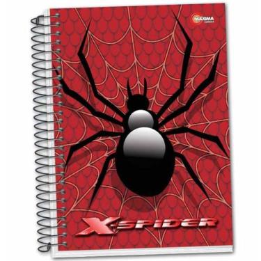 Imagem de Caderno Universitario 10X1 200 Folhas Capa Dura X-Spider Com Bolsa / 4