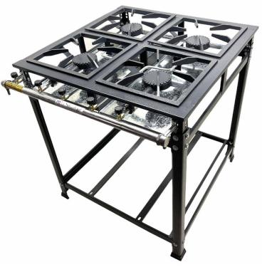 Imagem de Fogão Industrial 4 Bocas MR Fogões Alta Pressão 30x30 P5