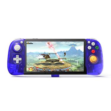 Imagem de Retroflag Handheld Controller Compatible with Nintendo Switch LCD/Switch OLED, One-Piece Joypad, Easy Plug and Play with Extra Turbo button and Hotkey, No Drifting Ever Hall Sensor Joystick, Motion Control and Dual Motor Vibration and PD Fast Charge
