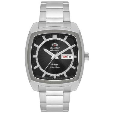 Imagem de Relógio Masculino Automático Orient Prata F49SS031 P1SX-Masculino
