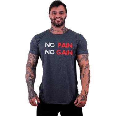 Imagem de Camiseta Longline MXD Conceito No Pain No Gain Masculina-Masculino