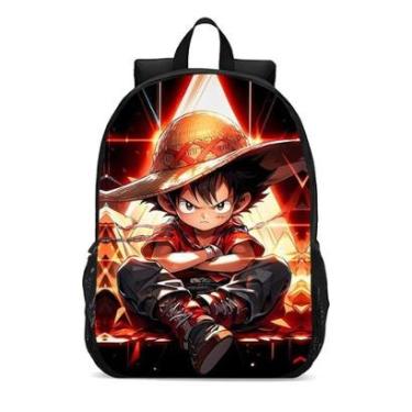 Imagem de Mochila Escolar Infanto Juvenil Anime One Piece Luffy Novidades 0339-Unissex