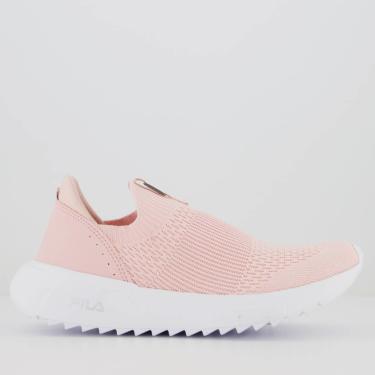 Imagem de Tênis Fila Calzini II Feminino Rosa e Branco  unissex