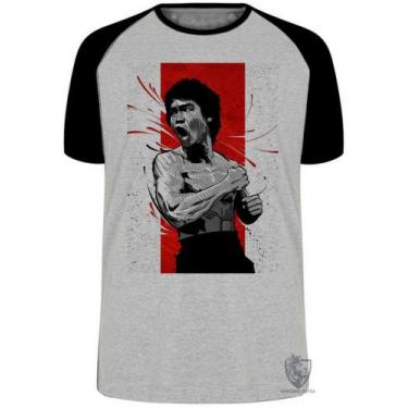 Imagem de Camiseta Bruce Lee Blusa Plus Size Extra Grande Adulto Ou Infantil - E