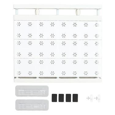 Imagem de Prateleira de Armário Expansível, Divisórias de Roupas de Guarda-roupa Fáceis de Instalar, Economizando Espaço, Sem Perfurações, Espessadas para Armário de Banheiro para Estante