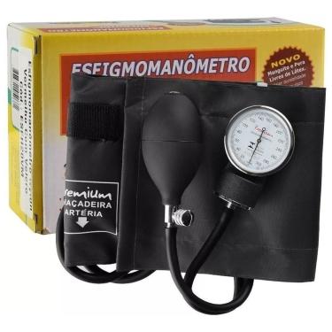 Imagem de Aparelho Medidor De Pressão Esfigmomanômetro Premium