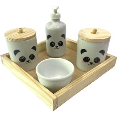 Imagem de Kit Higiene Bebê Panda I Porcelana