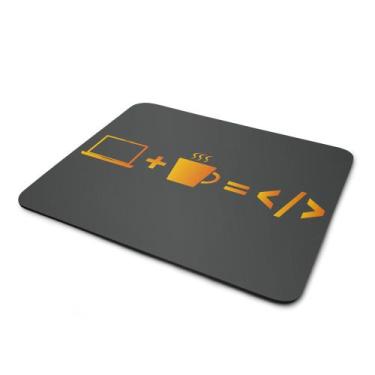 Imagem de Mouse pad Computador + Café = Código - Artgeek