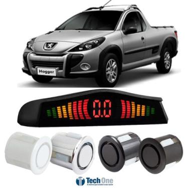 Imagem de Sensor De Estacionamento Ré Display Led Peugeot Hoggar - Tech One, Ver