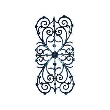 Imagem de Grade de Ferro Fundido Ramada Grande Sacada Varanda 74x37cm